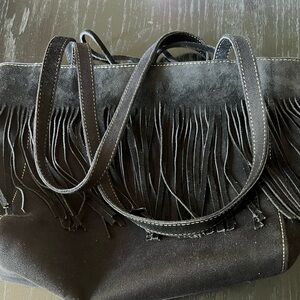 Nine West fringe Purse